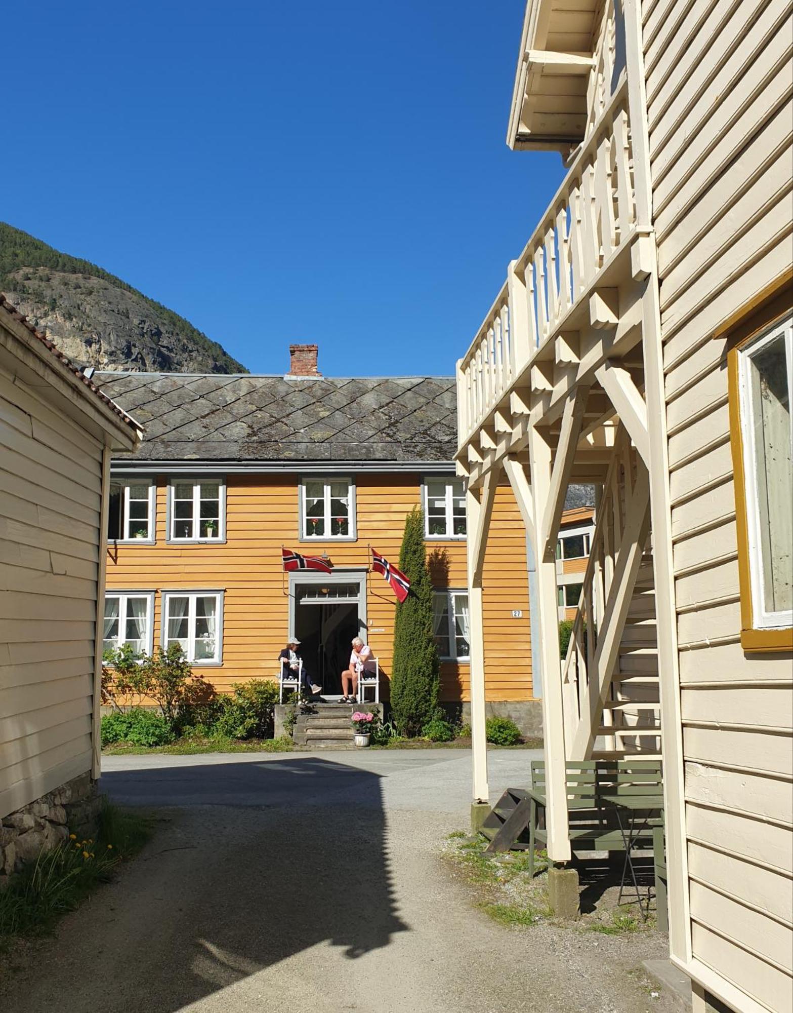Kvammehuset Pa Gamle Laerdalsoyri Villa Eksteriør billede