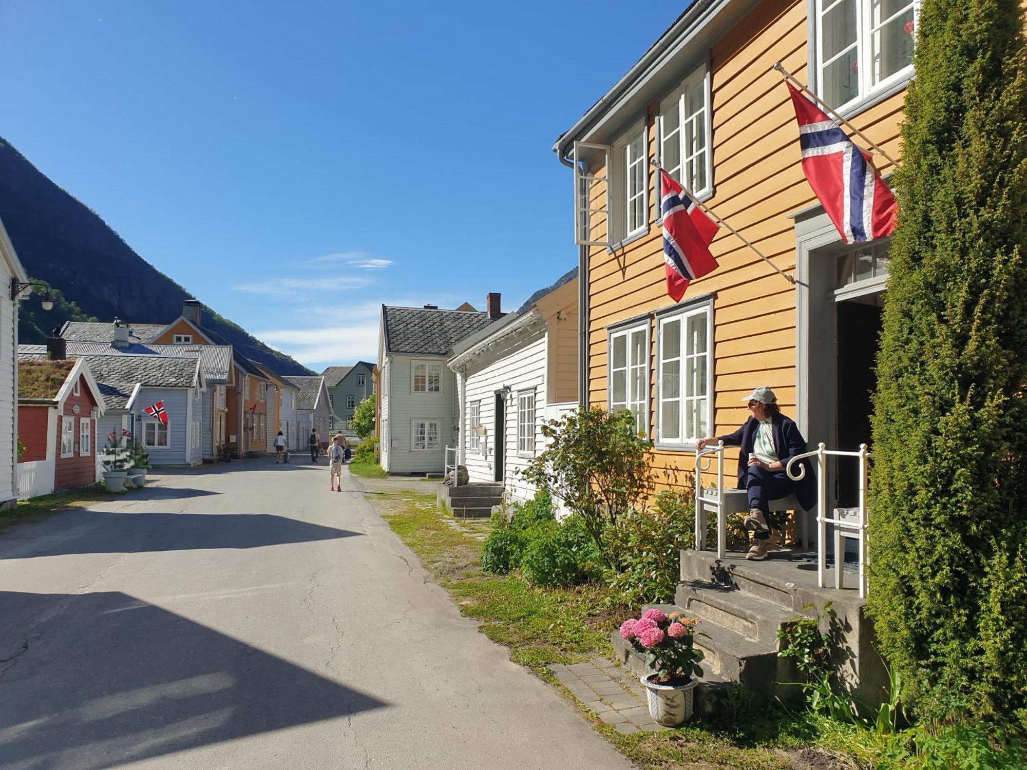Kvammehuset Pa Gamle Laerdalsoyri Villa Eksteriør billede